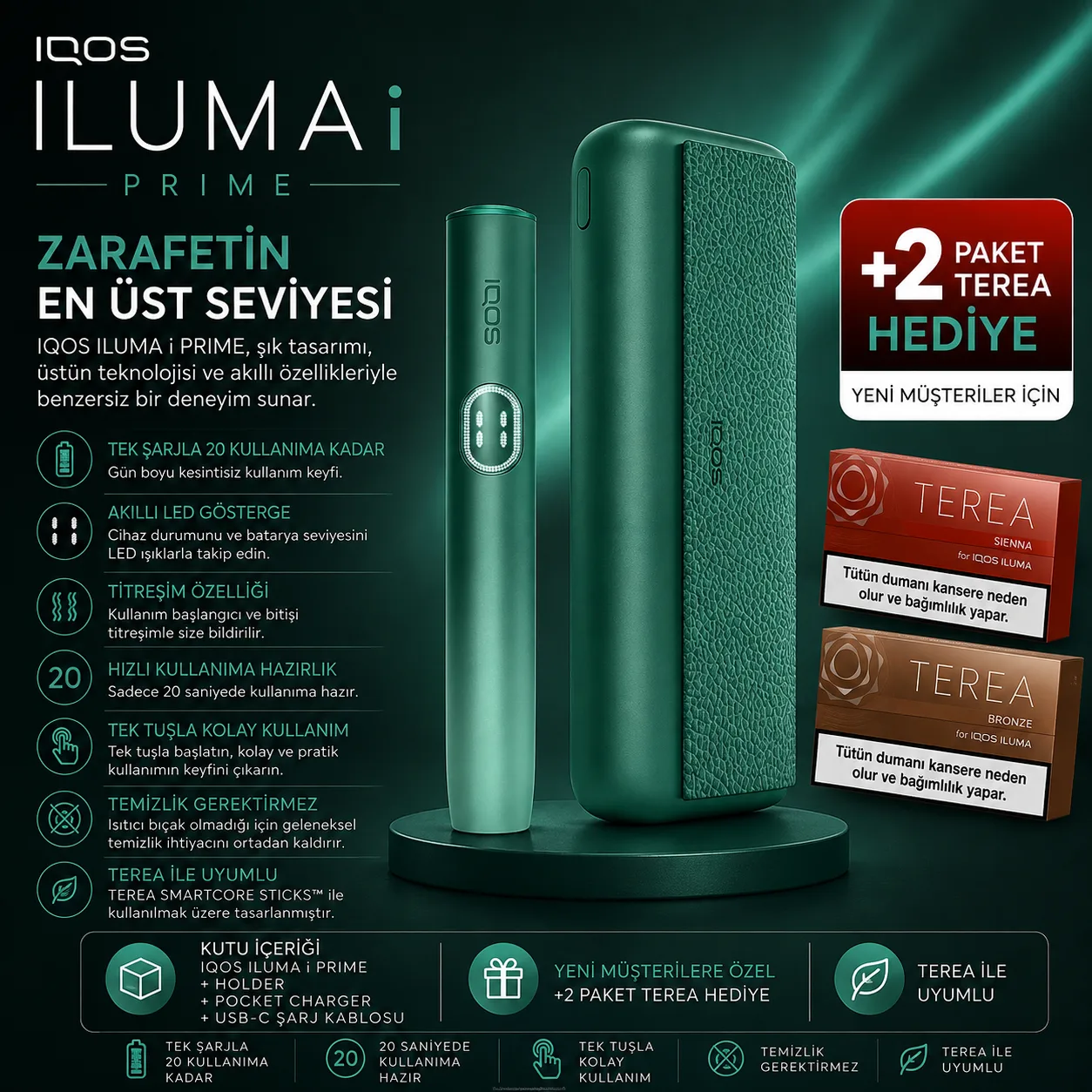 IQOS ILUMA i PRIME Yeşil