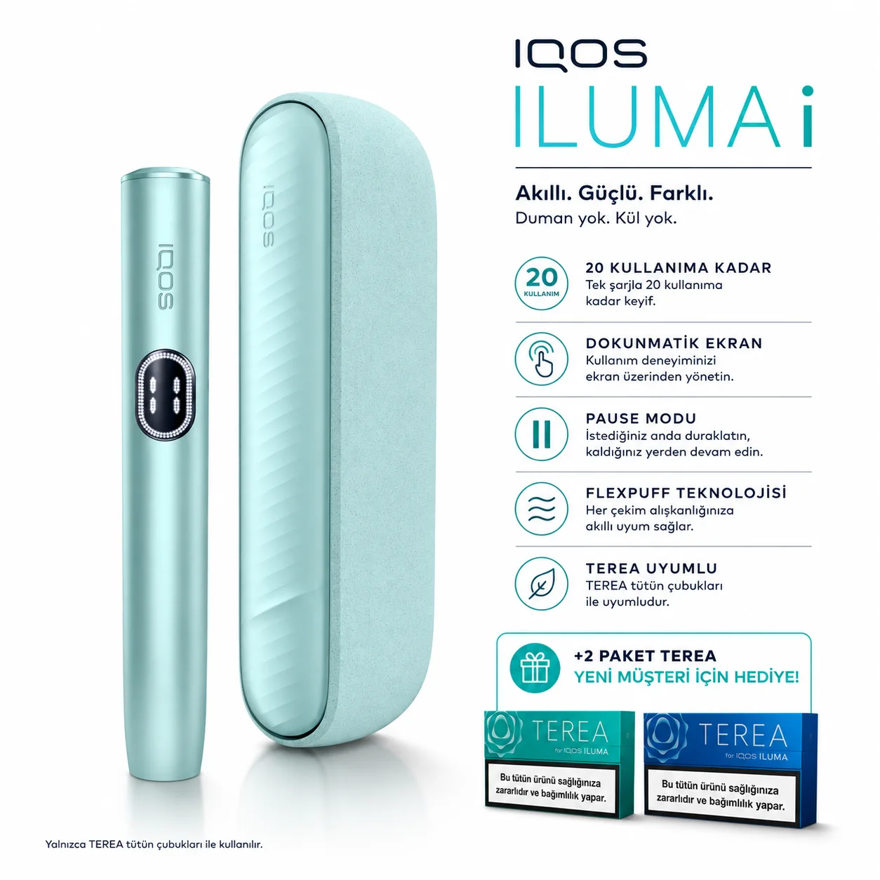 IQOS ILUMA i Turkuaz TEREA uyumlu